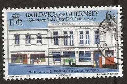 Guernsey 65, postkantoor, Verzenden, Gestempeld