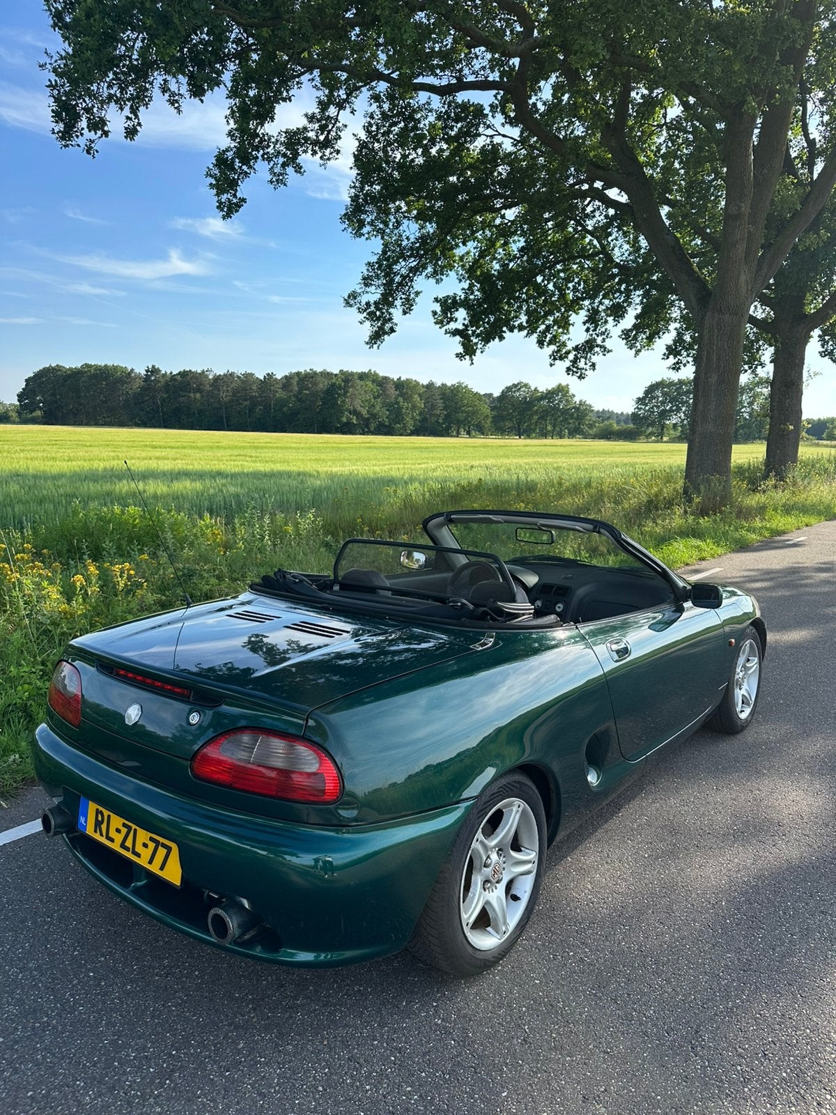 MG F 1.8 VVC Cabrio 145PK Nieuwe APK en koppaking, Auto's, 145 pk, Achterwielaandrijving, Zwart, 4 cilinders
