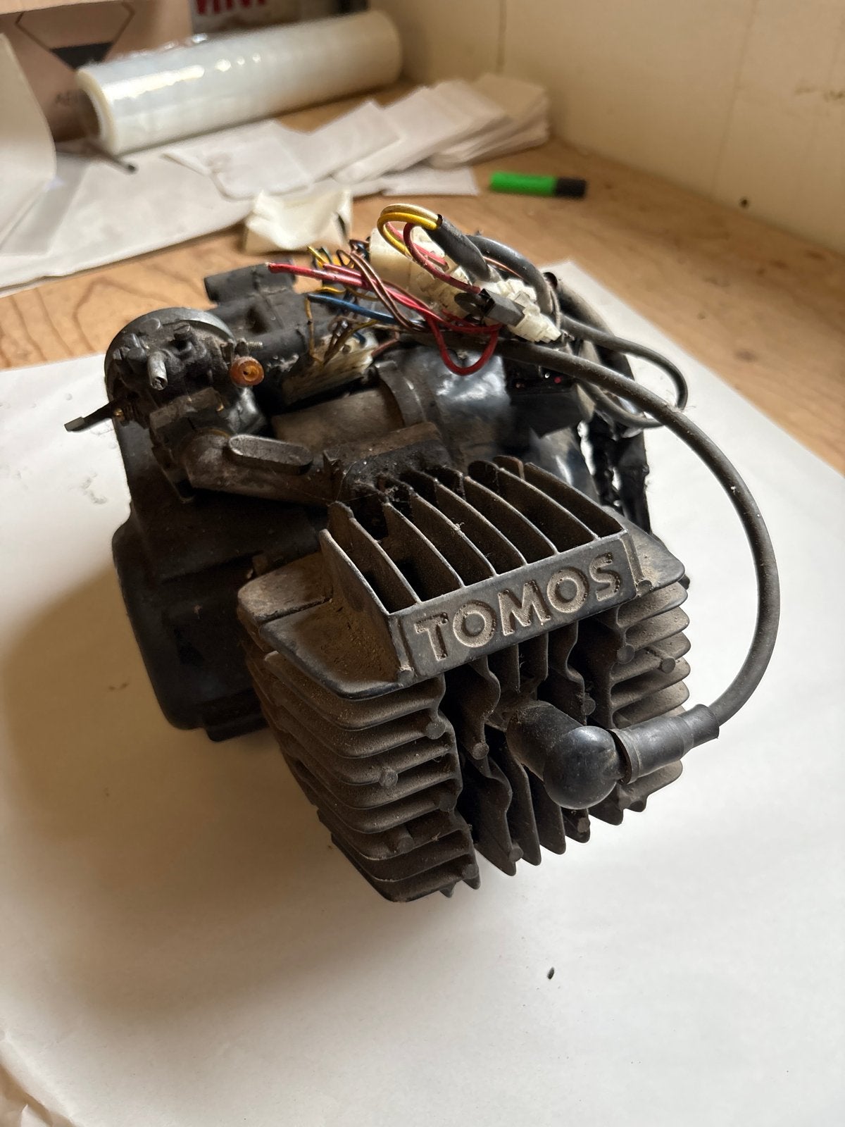 Tomos A35 motorblok met kickstart, werkend, Ophalen, Gebruikt, Blok