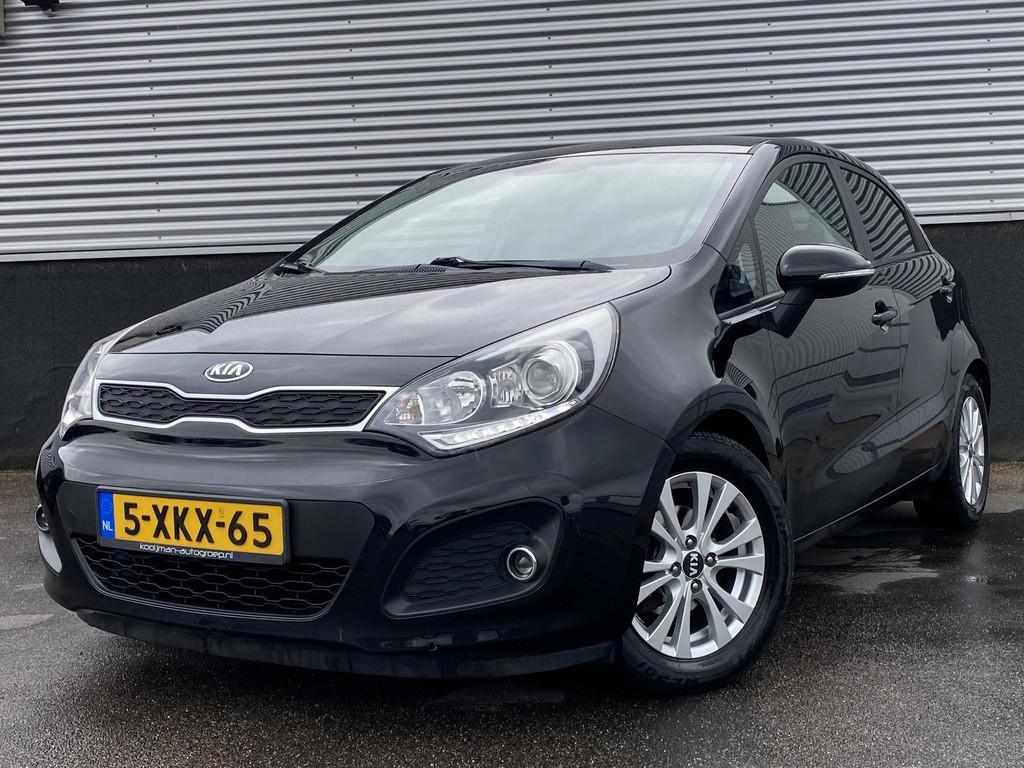 Kia Rio 1.2 CVVT World Cup Edition Nieuw geleverd en dealero, 4 cilinders, Zwart, Origineel Nederlands, Handgeschakeld