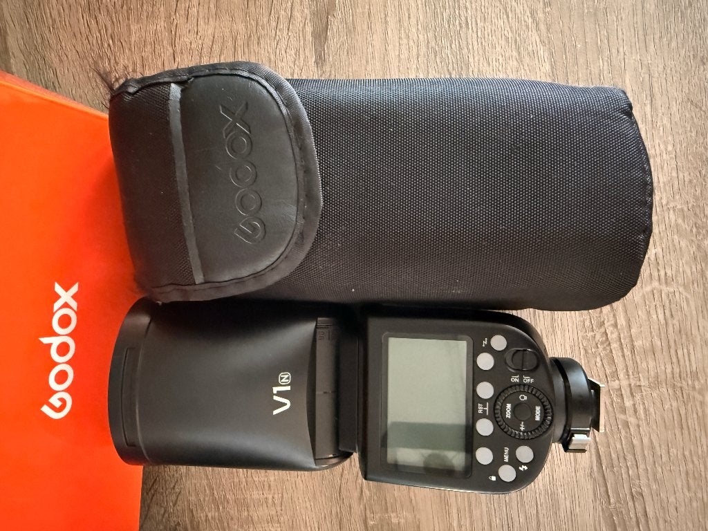 Godox Speedlite V1 Nikon (TTL), Nikon, Gebruikt, Externe flitser, Ophalen of Verzenden