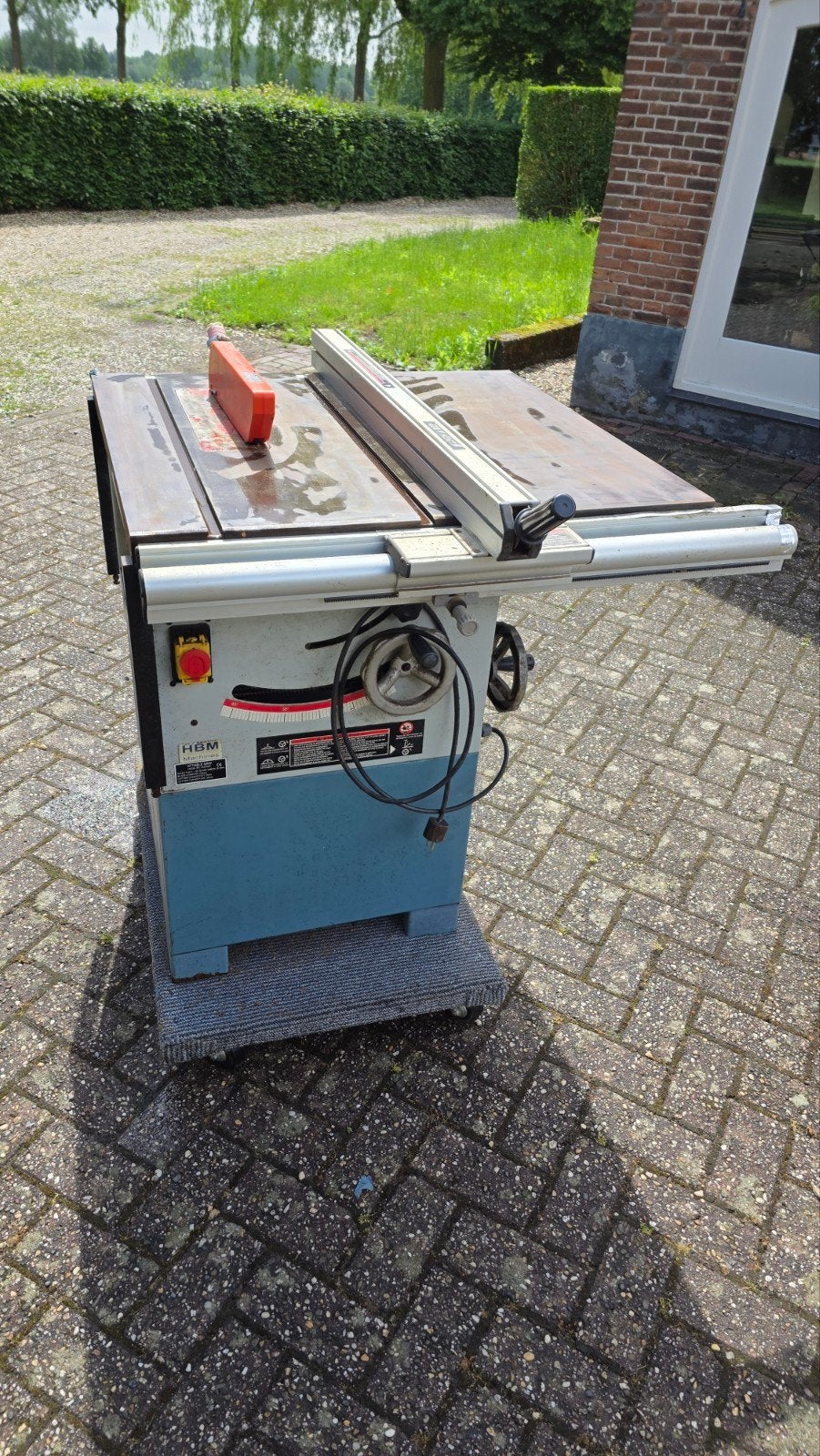 HBM zaagtafel MJ2325A - Krachtige Cirkelzaag, Ophalen, Gebruikt, Cirkelzaag, 70 mm of meer