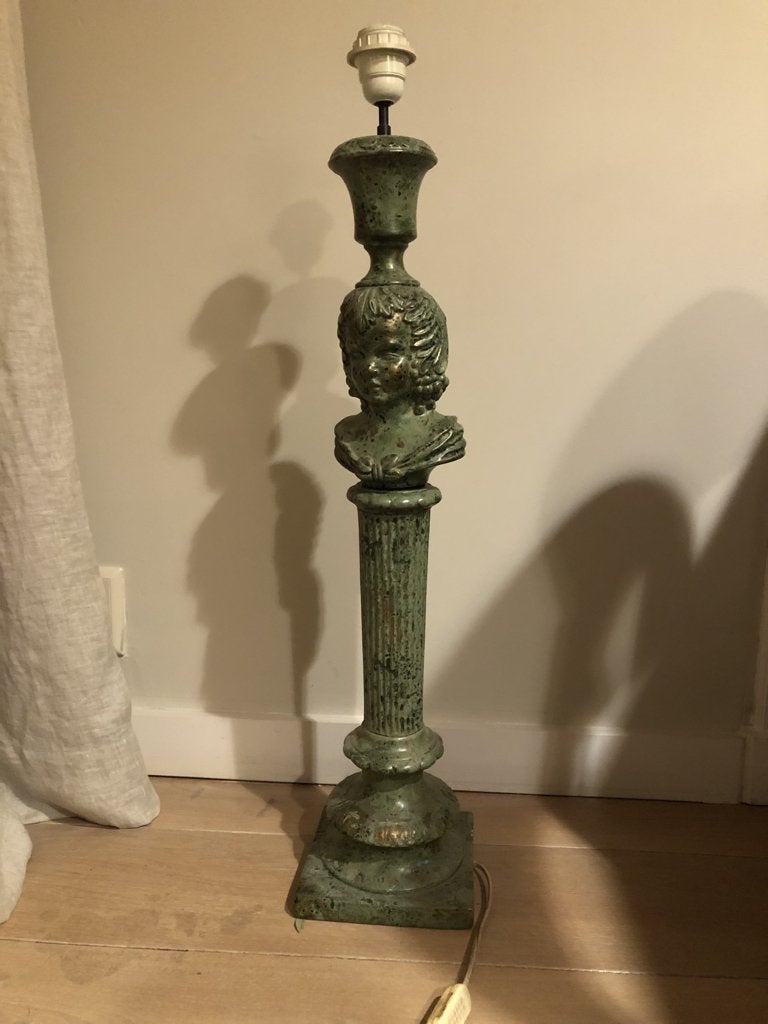 Lampenvoet, antiek-look, Ophalen, Overige merken, Met schakelaar, E27 (groot)