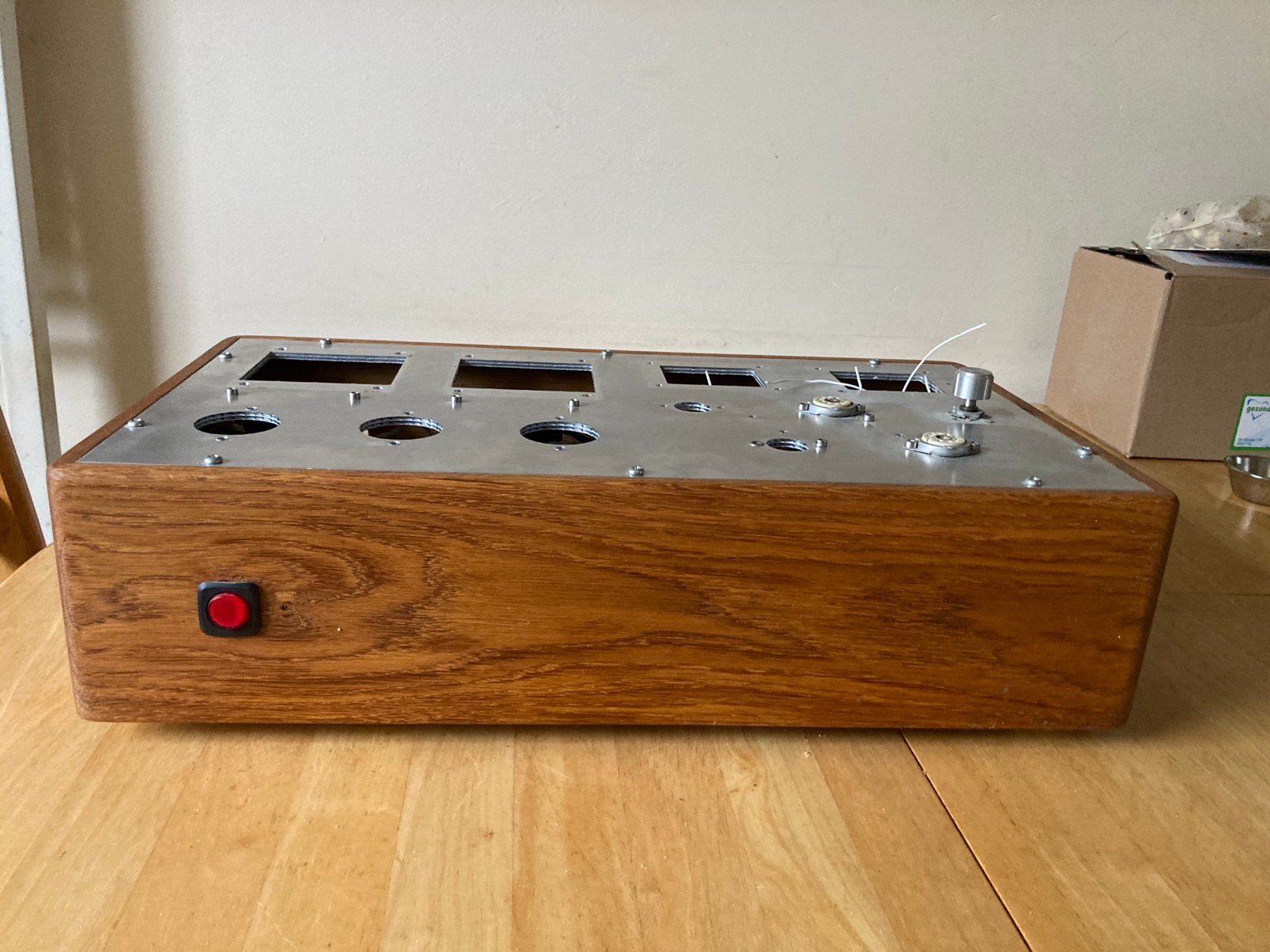 Chassis zelfbouw buizenversterker, Ophalen of Verzenden, Versterker