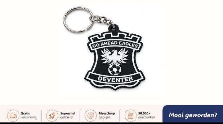 Go Ahead Eagles Sleutelhanger - Limited Edition!, Ophalen of Verzenden, Nieuw