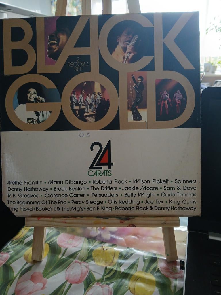 Black Gold 24 Carats - 2 Record Set Soul Funk LP, Complilatie, Ophalen of Verzenden, Gebruikt, 12 inch