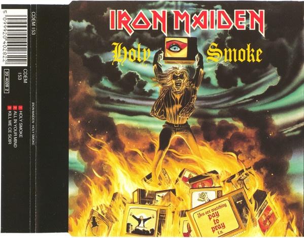 IRON MAIDEN CD SINGLE HOLY SMOKE, Ophalen of Verzenden, Zo goed als nieuw, Pop