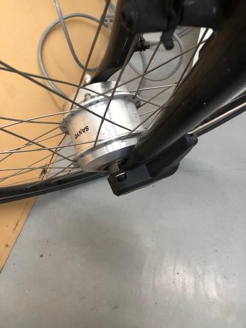 voor en achterwiel voor electriesche fiets, Fietsen en Brommers, Fietsonderdelen, Ophalen of Verzenden, Zo goed als nieuw, Wiel