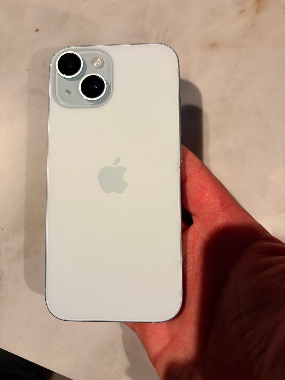 Zo goed als nieuwe iPhone  15- 128 GB - blauw, Telecommunicatie, Mobiele telefoons | Apple iPhone, 128 GB, IPhone 15, Blauw, Ophalen of Verzenden