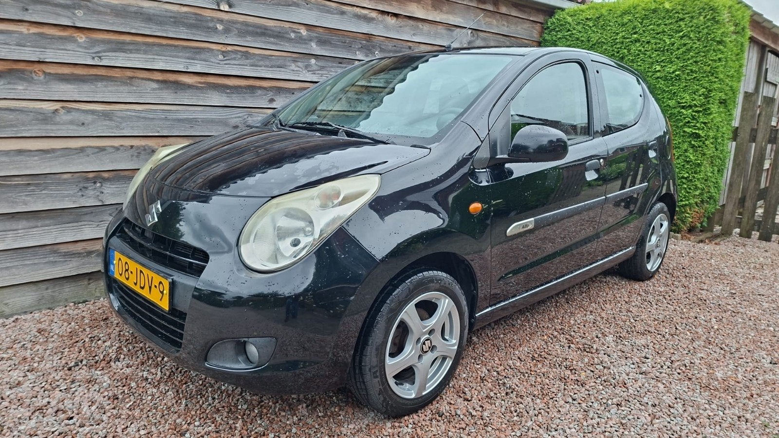 Suzuki Alto 1.0 2009 Zwart Airco, Voorwielaandrijving, Euro 5, Stof, 200 kg
