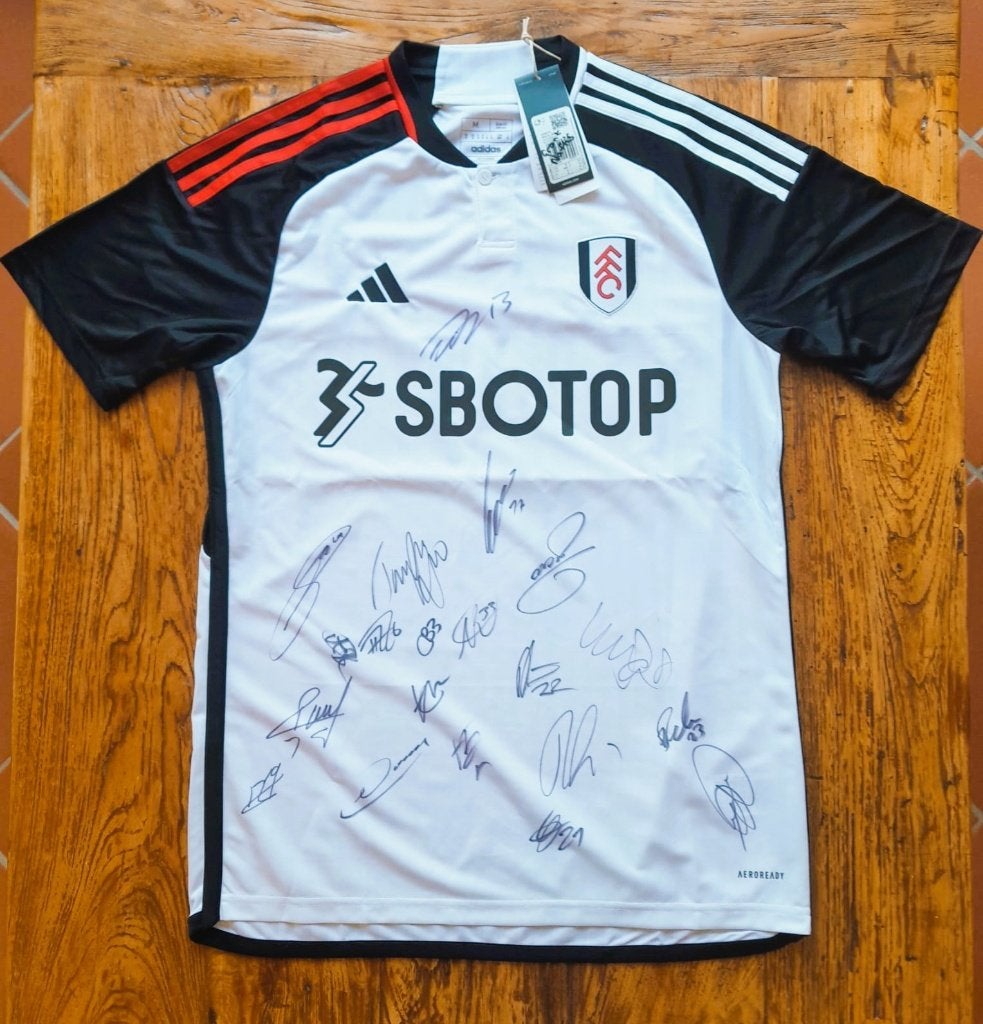 Officieel Fulham FC Thuisshirt 2023/2024 – Gesigneerd, Verzamelen, Sportartikelen en Voetbal, Ophalen of Verzenden, Nieuw, Buitenlandse clubs