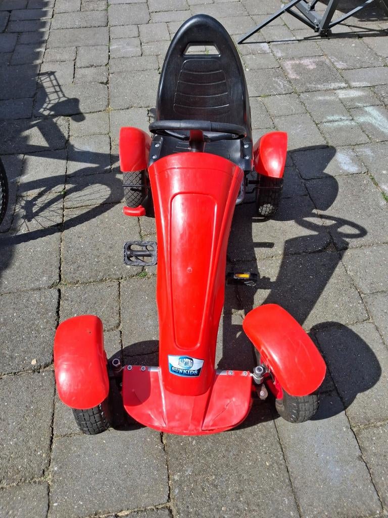 Skelter rood voor 4 tot 7 jaar met reserve wiel, Ophalen, Gebruikt, Overige merken