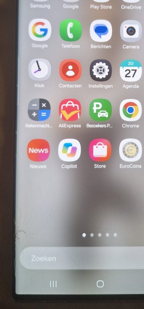 Foto 6 van Samsung galaxy s23 ultra 256gb met barst