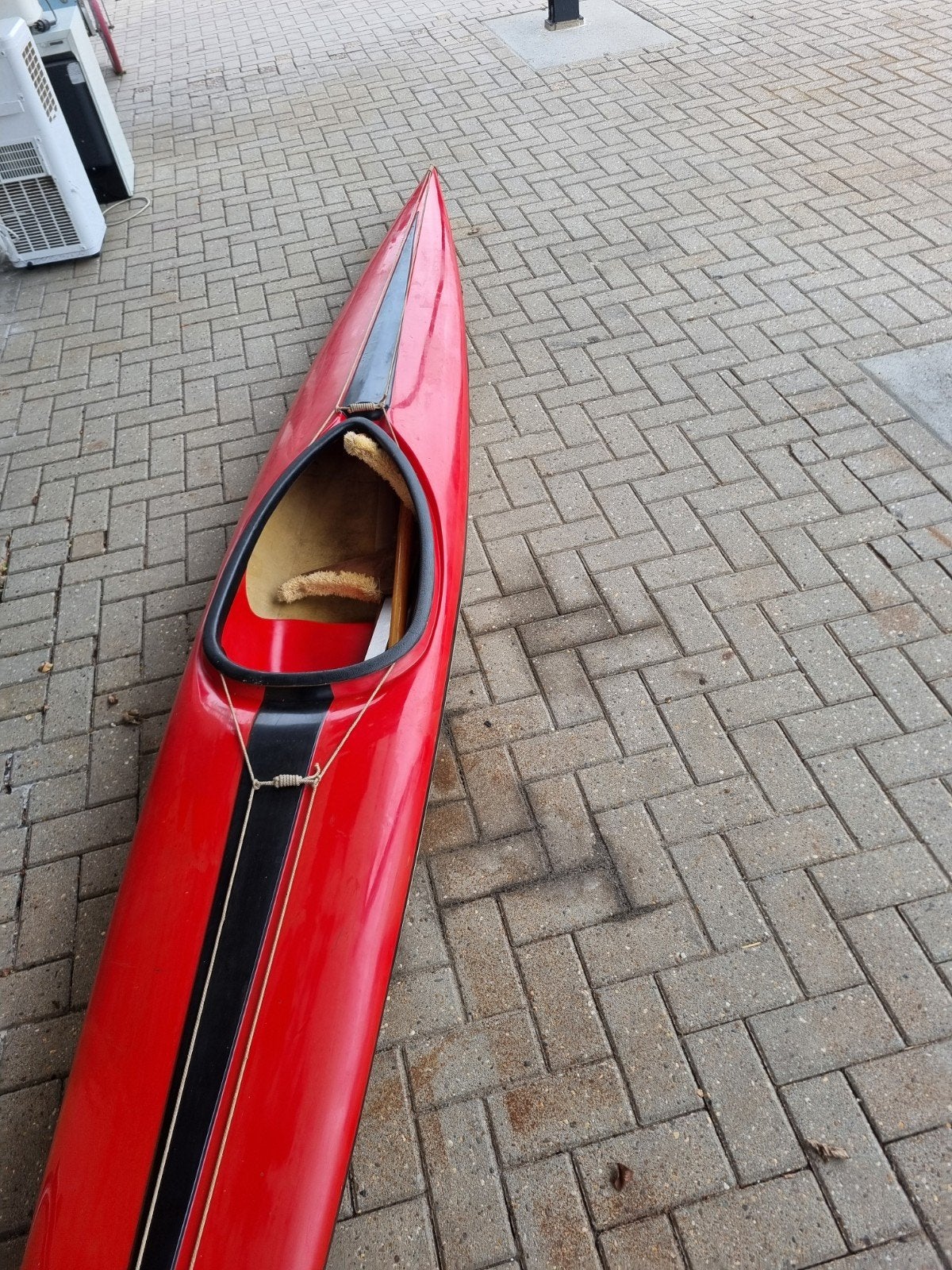 Rode kajak - 1-persoons kano, Watersport en Boten, Ophalen, Gebruikt, 1-persoons