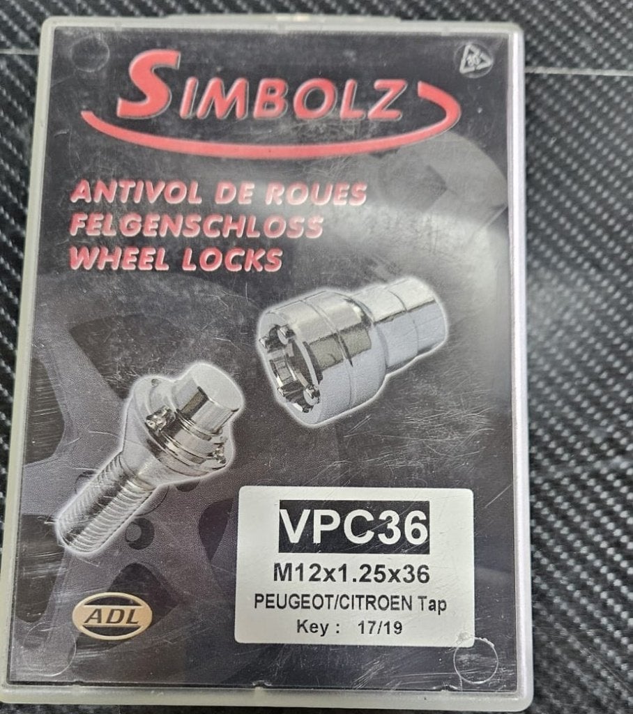 Nieuwe set slotbouten m12 x 1,25 x 36 mm lang, zie foto, Ophalen of Verzenden