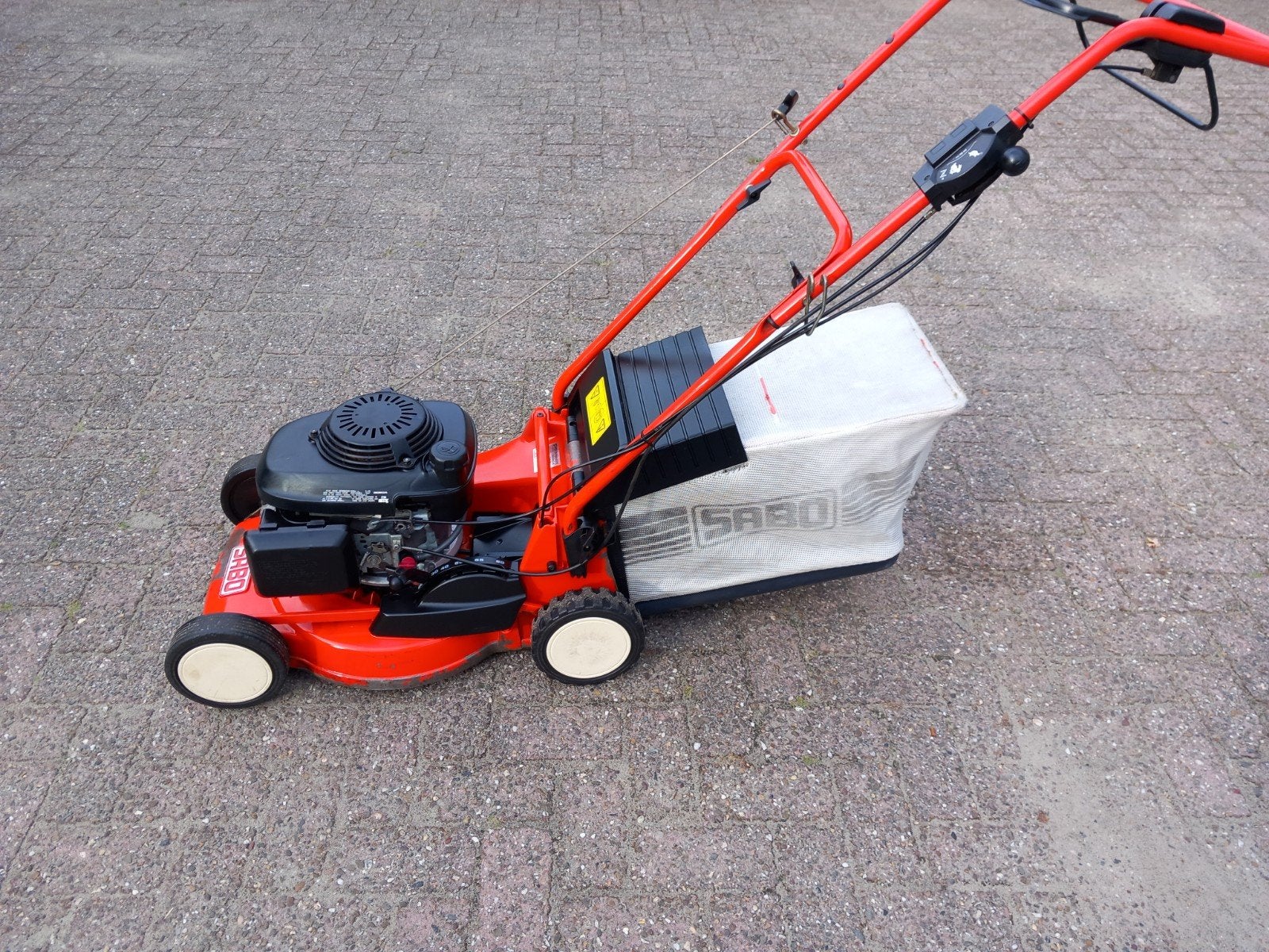 Sabo Honda 43 ohc a 43 cm maaien 5.5 pk honda  motor., Ophalen, Cirkelmaaier, Sabo honda, Versnellingen