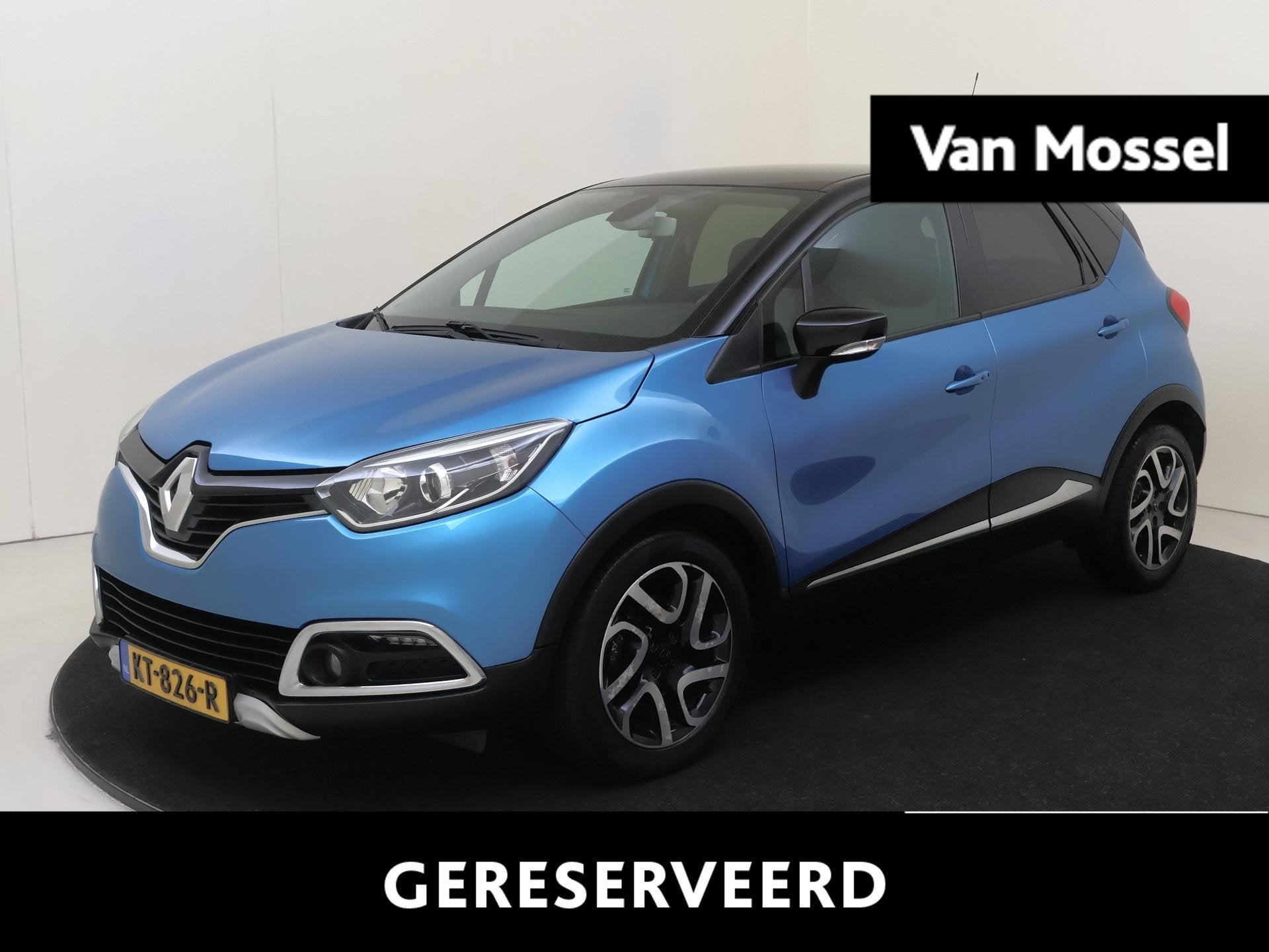 Renault Captur 1.2 TCe Dynamique |Automaat | airco automatis, Auto's, Stof, Euro 6, 4 cilinders, Blauw