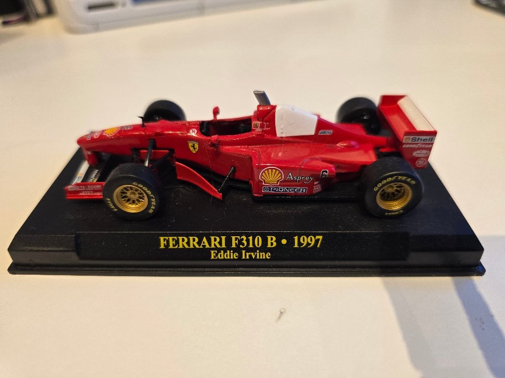 Ferrari F310 B 1997 Eddie irvine 1/43, Ophalen of Verzenden, Gebruikt, Auto, Overige merken