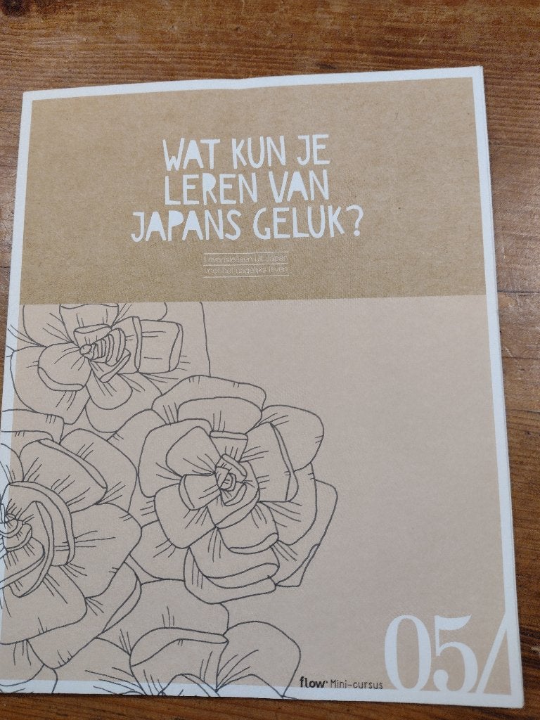 flow boekje 'Wat kun je leren van Japans geluk?', Ophalen of Verzenden, Zo goed als nieuw, Damesbladen