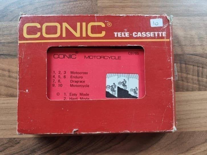 Conic Motorcycle TVG Tele Casette, Avontuur en Actie, 1 speler, Ophalen of Verzenden, Zo goed als nieuw