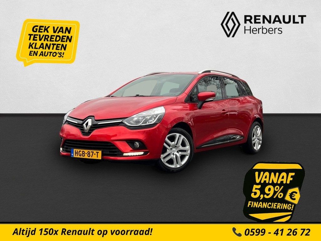 Renault Clio Estate 0.9 TCe Zen AIRCO / NAVI / CRUISE / BLEU, Voorwielaandrijving, 898 cc, Gebruikt, Euro 6