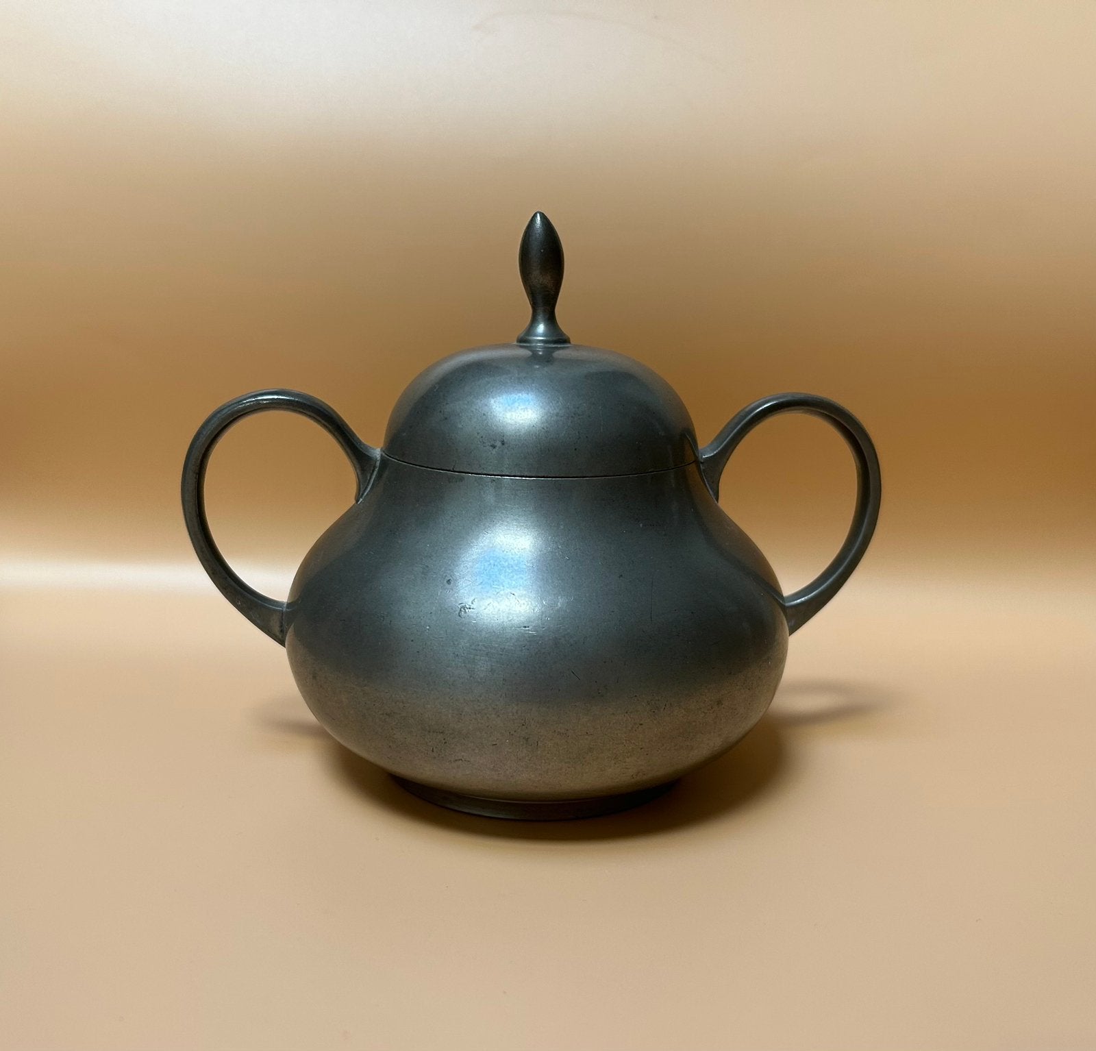 Vintage of antiek tinnen suikerpot, Ophalen of Verzenden