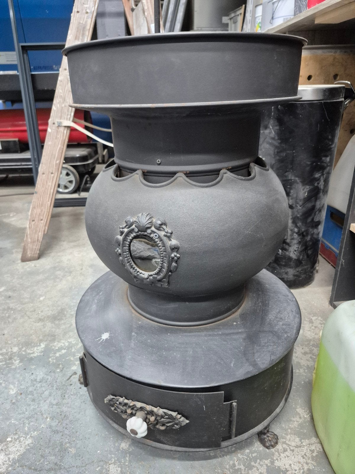 Kogelkachel Aardgastoestel - Vintage Gaskachel, Ophalen, Gebruikt, Gas, Vrijstaand