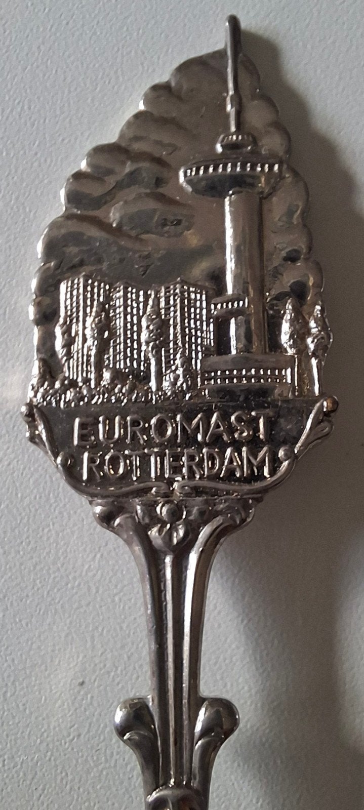 Theelepeltje Euromast., Ophalen of Verzenden, Metaal, Bestek