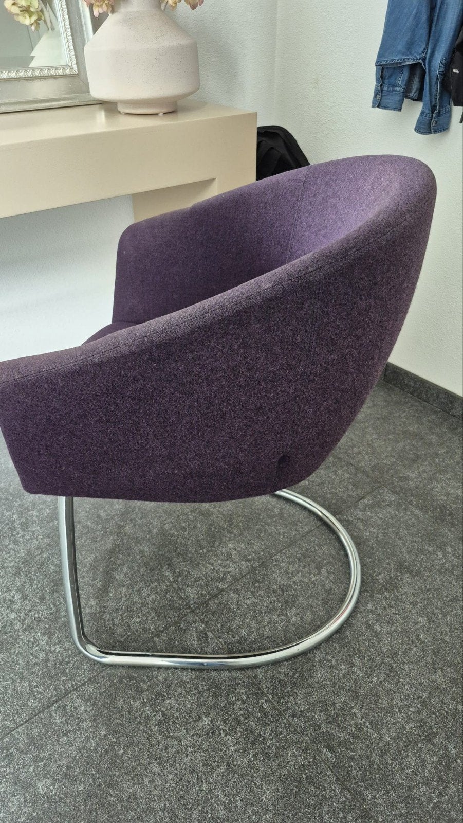 Artifort Megan Stoel - Paars/Aubergine, Ophalen, Gebruikt, Overige kleuren, Modern Design