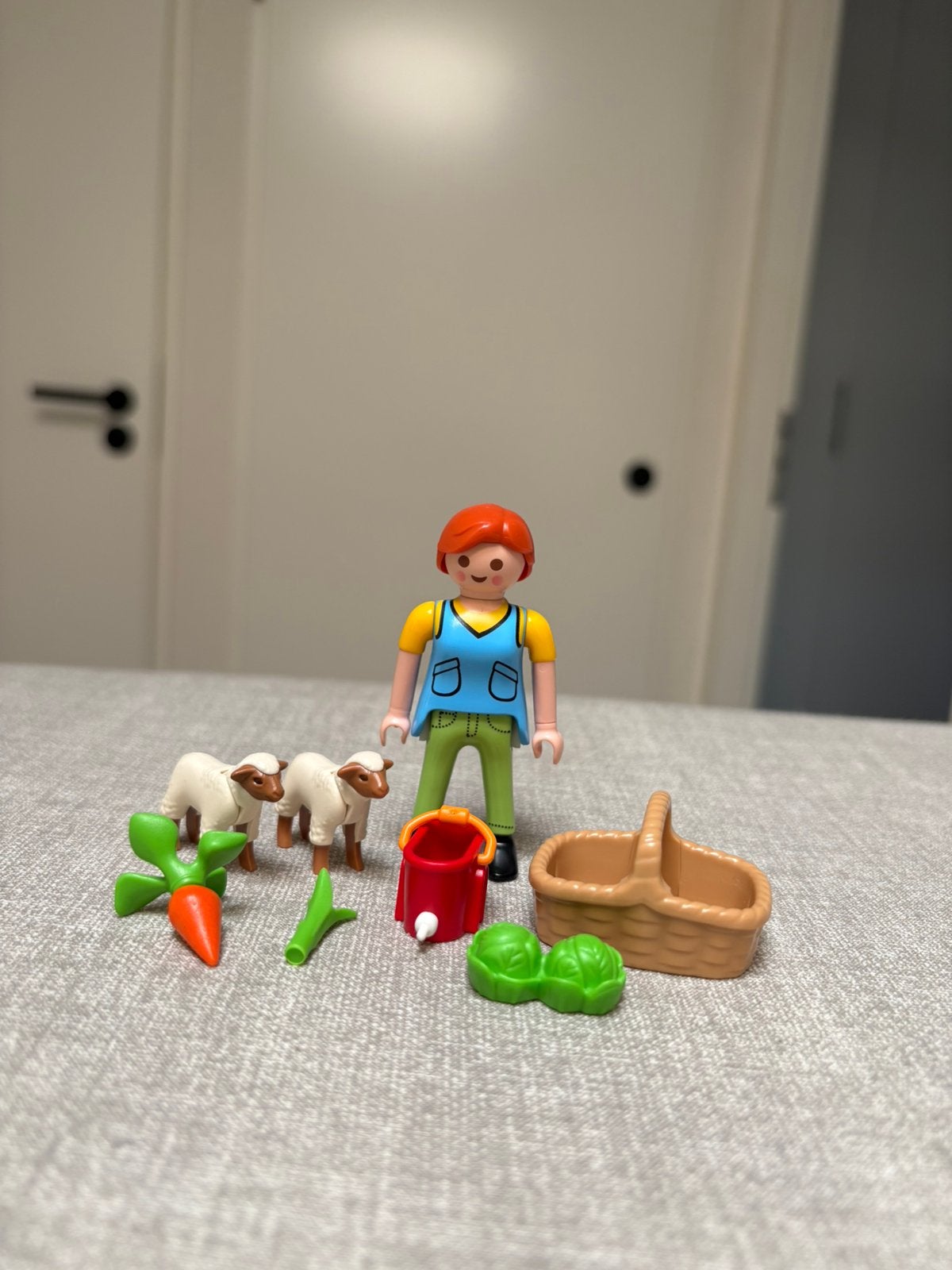 Playmobil - 4765 Boerin met schapen, Complete set, Ophalen of Verzenden, Zo goed als nieuw, Country