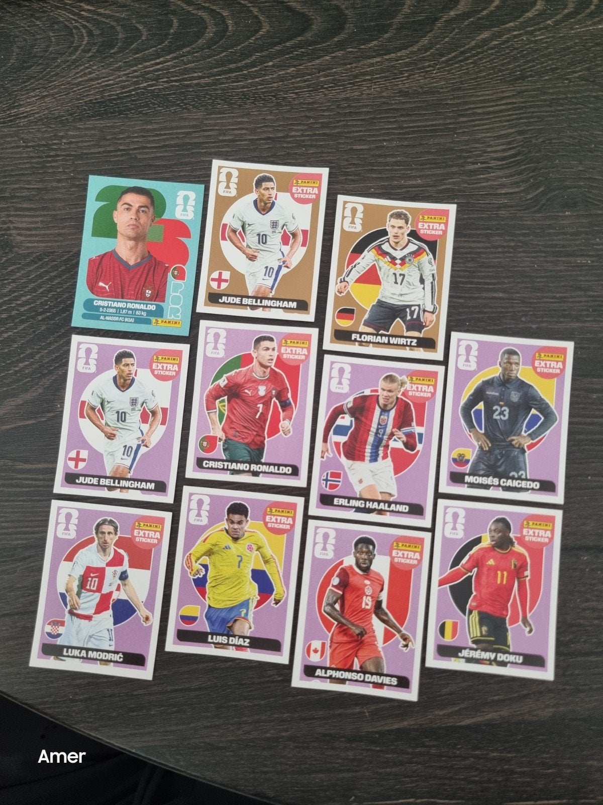 10 Extra Stickers Panini, Ophalen of Verzenden