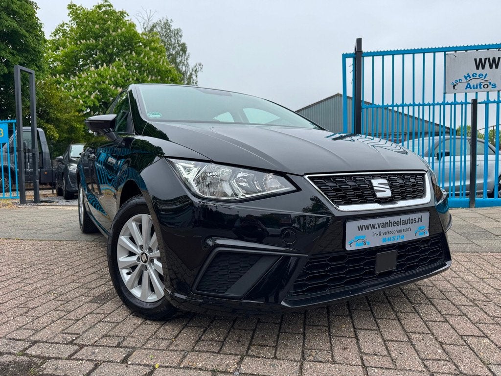 SEAT Ibiza 1.0 MPI A-C Elek Pakket Lmv Pdc Bluetooth, Voorwielaandrijving, Stof, Gebruikt, Zwart