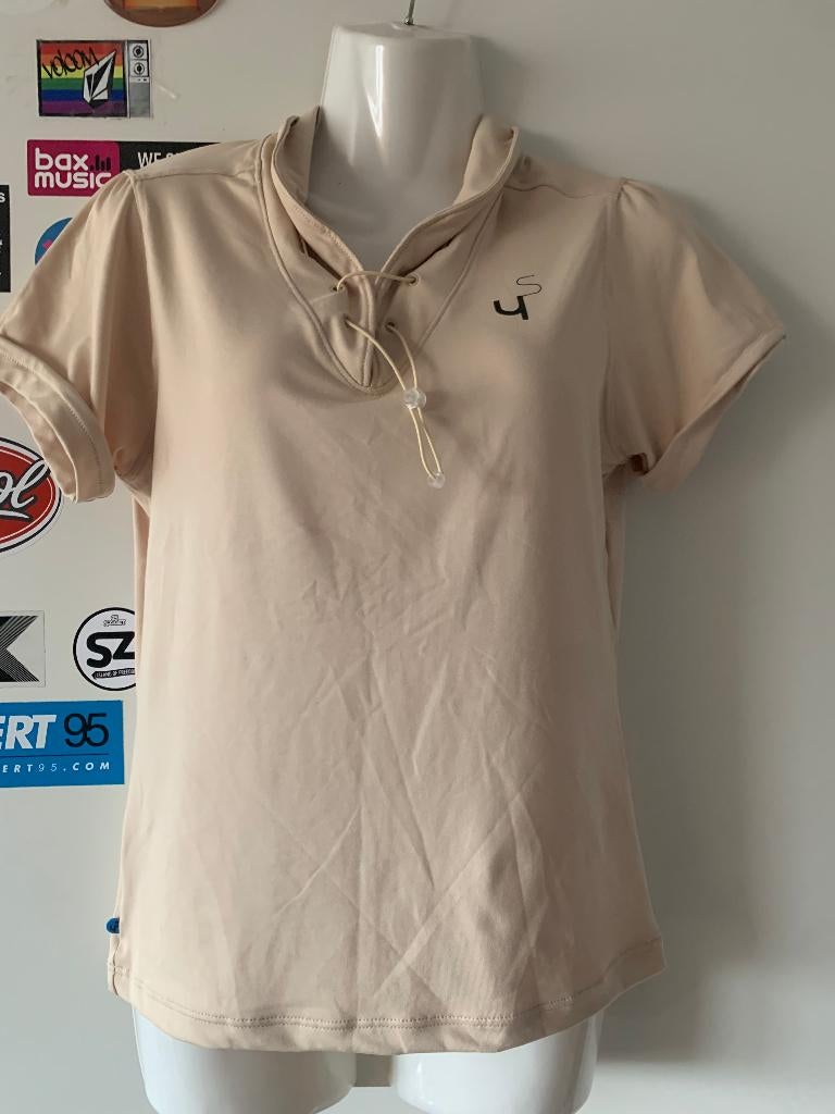 Yellow sport t shirt maat S(nr.22 DM4), Kleding | Dames, Sportkleding, Gedragen, Overige typen, Maat 36 (S), Beige, Ophalen of Verzenden