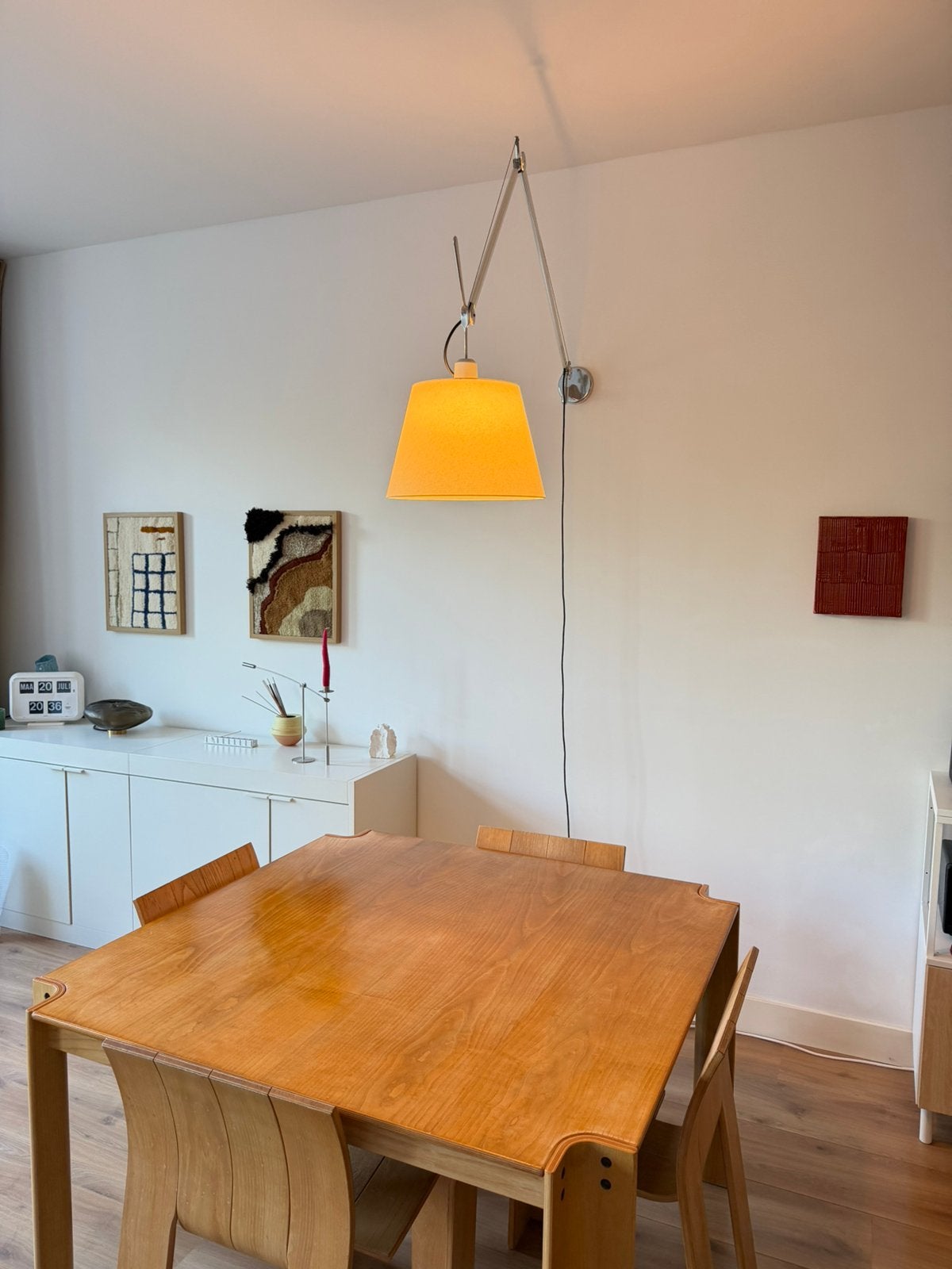 Artemide Tolomeo Mega Wandlamp met Dimmer, Huis en Inrichting, Lampen | Hanglampen, Ophalen, Zo goed als nieuw