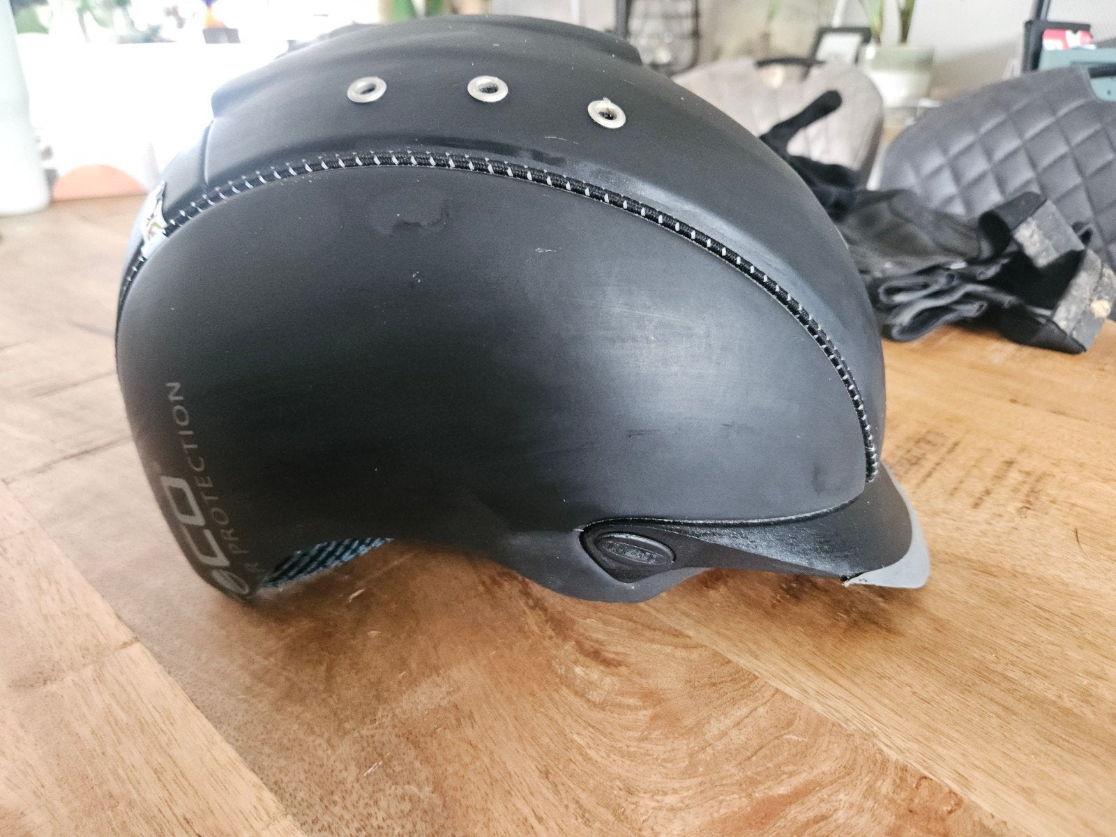 Paardrijcap Casco maat M, Dieren en Toebehoren, Paardrijkleding, Gebruikt, Overige merken, Kinderen, Ophalen of Verzenden