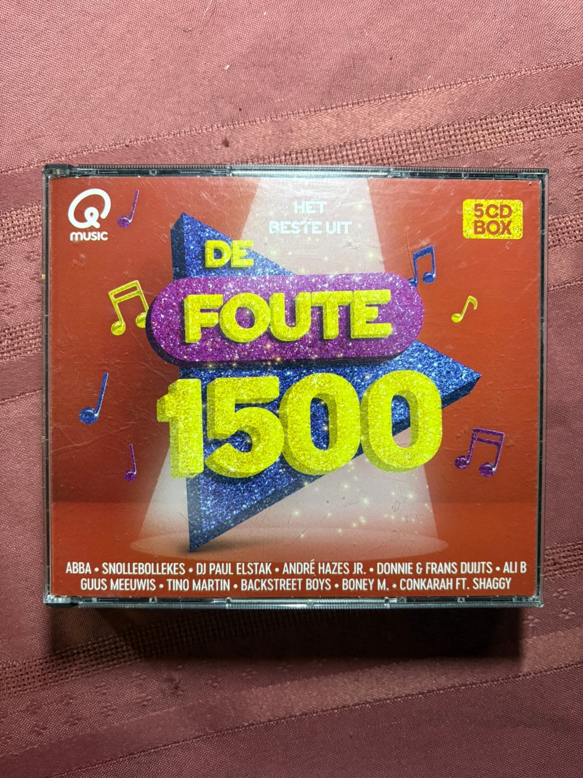 QMusic Het Beste Uit De Foute 1500 (2021) 5cd-box, Verzenden, Gebruikt, Pop