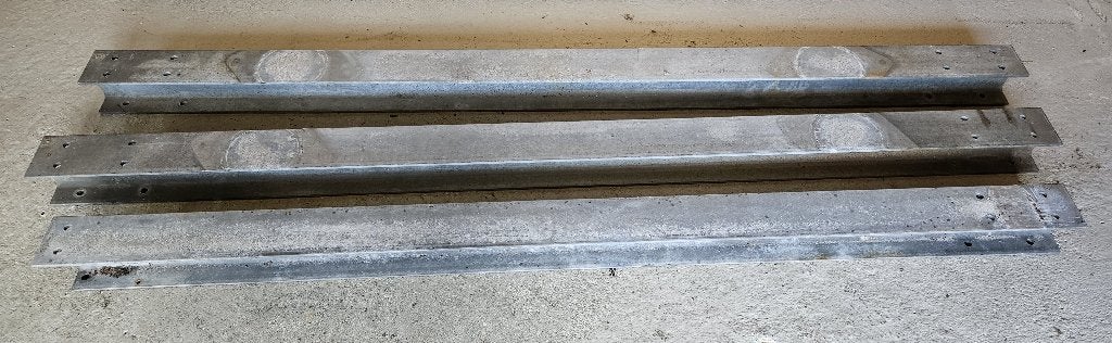 Stalen HE-100 Profiel (gegalvaniseerd) - 3 stuks, Doe-het-zelf en Verbouw, Metalen, Ophalen, Gebruikt, IJzer