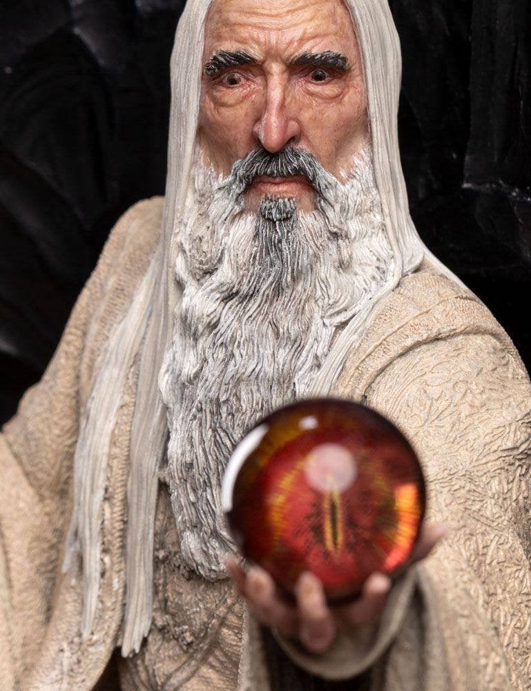 Weta LOTR Saruman the White on Throne, West Campus 1 76863 Herxheim (DE), Heo GmbH, Nieuw, Ophalen of Verzenden