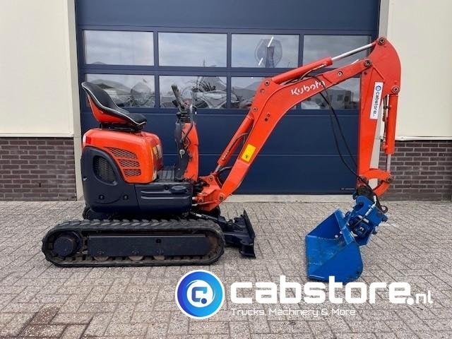 Kubota U10-3 Mini graafmachine - Bouwjaar 2007 - Draaiuren 1, Graafmachine