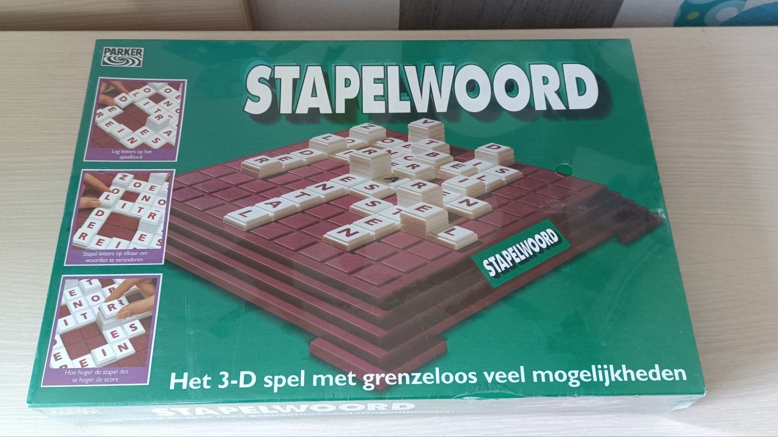 Stapelwoord - Het 3-D spel met grenzeloos veel mogelijkheden, Ophalen of Verzenden, Nieuw, Parker