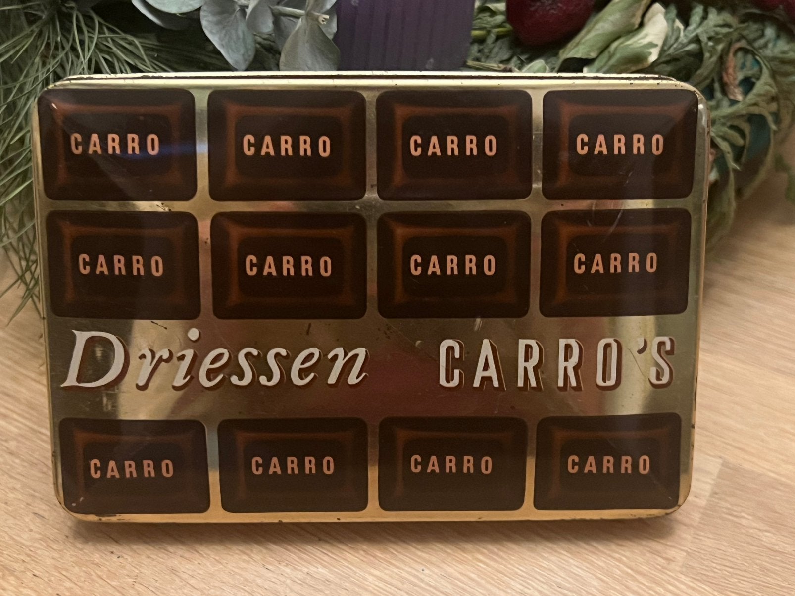 Vintage Driessen Carro's Blik Rotterdam, Verzamelen, Blikken, Ophalen of Verzenden, Gebruikt, Overige
