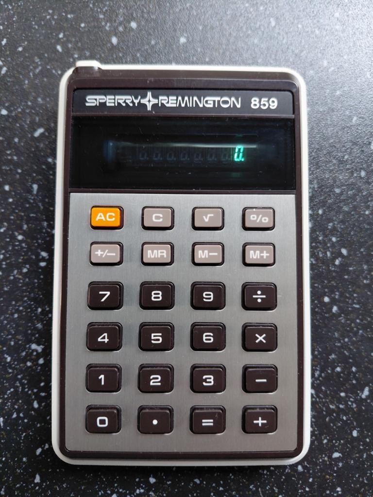Sperry Remington 859 vintage rekenmachine, Diversen, Rekenmachines, Ophalen of Verzenden