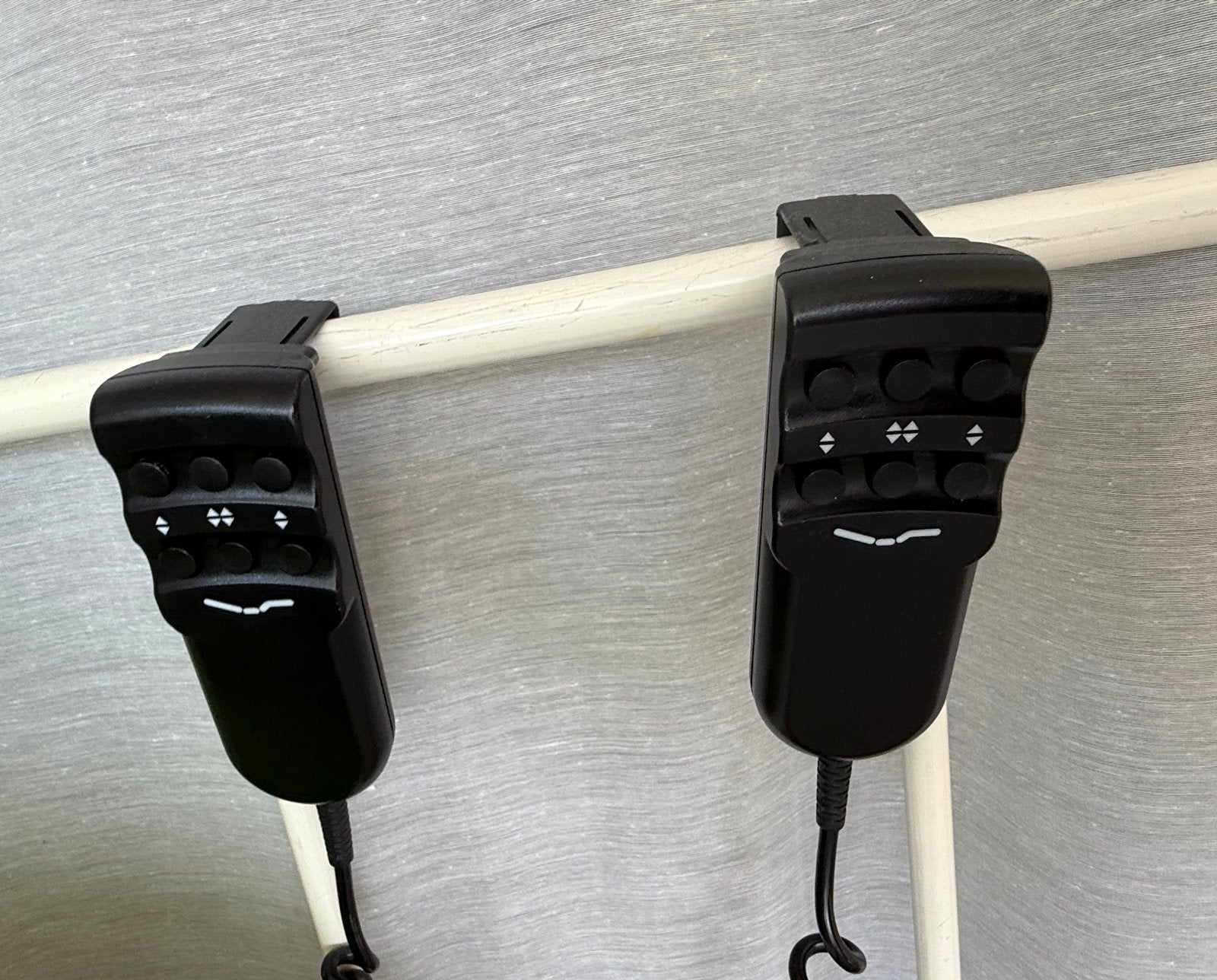 Elektrisch verstelbare lattenbodems, Ophalen, Eenpersoons, Wit, 80 cm