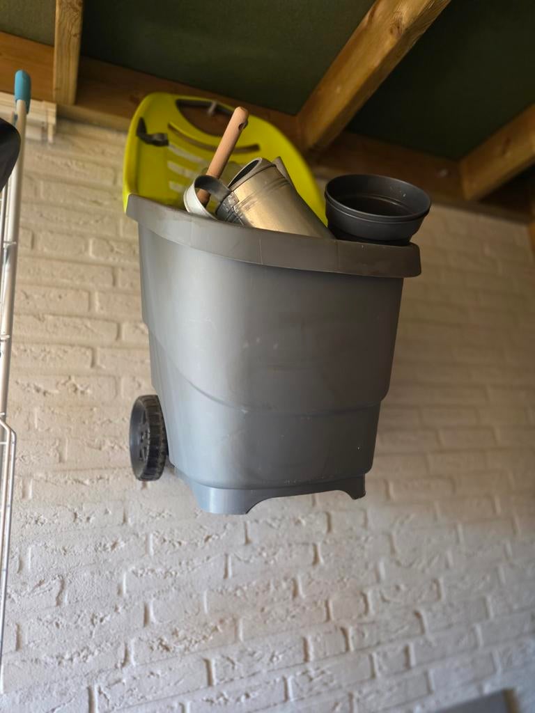 Tuinafvalwagentje, Ophalen, Gebruikt, Kunststof, Overige typen