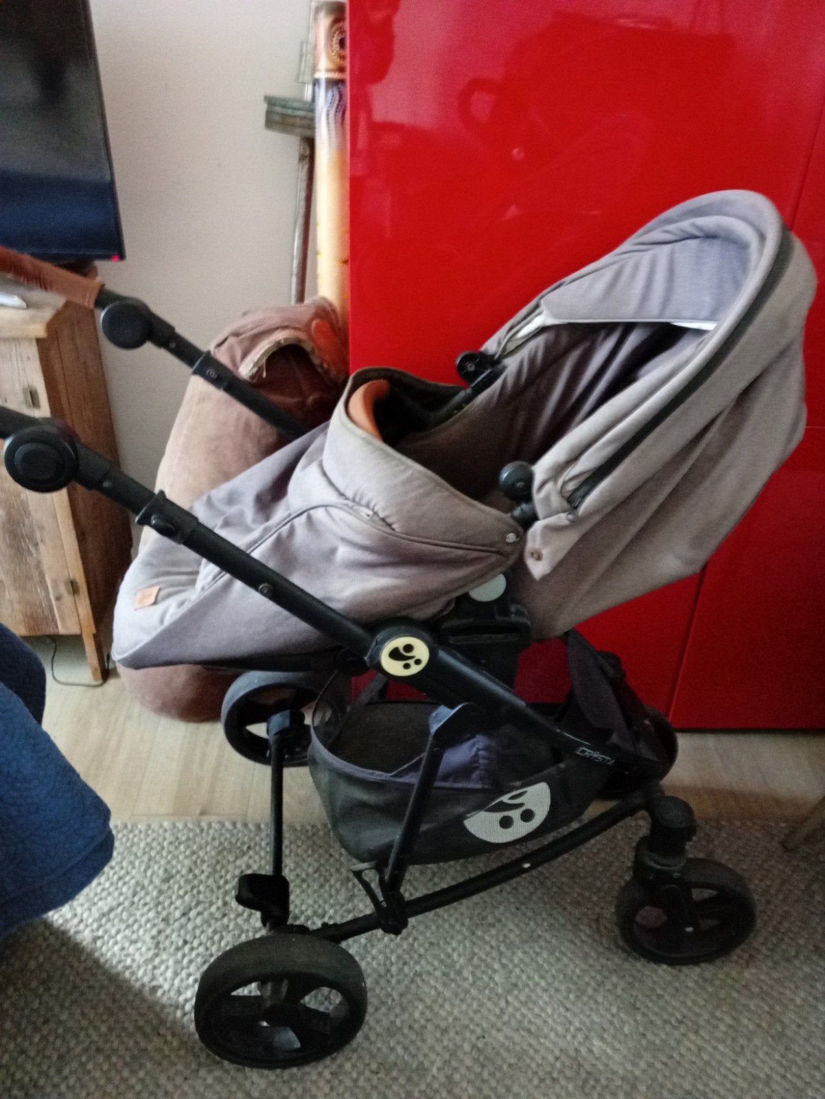 Crysta Kinderwagen - Gebruikt, Ophalen of Verzenden, Gebruikt, Overige merken, Verstelbare rugleuning