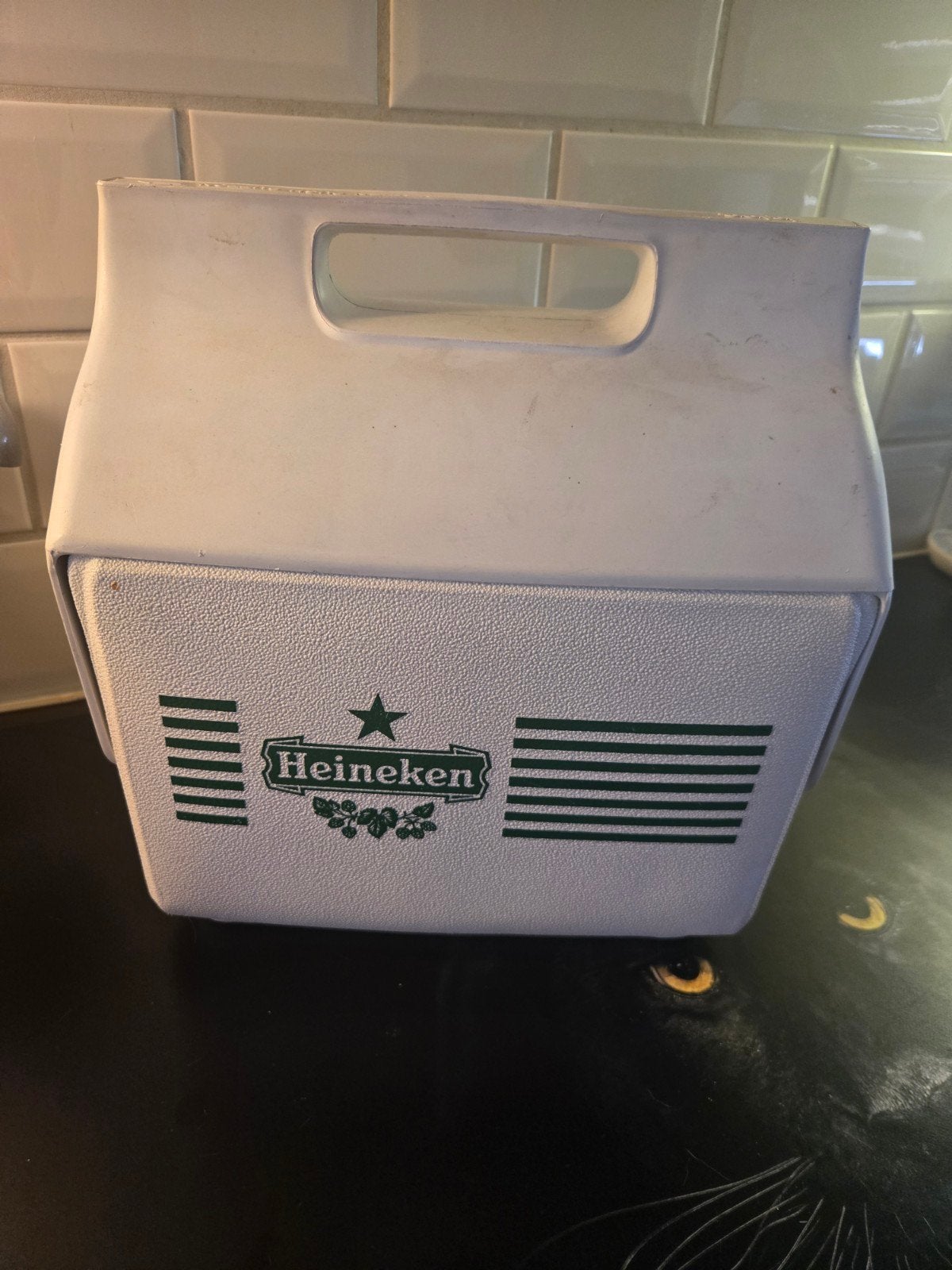 Vintage Heineken Koelbox met Koelelementen, Ophalen of Verzenden, Koelelement