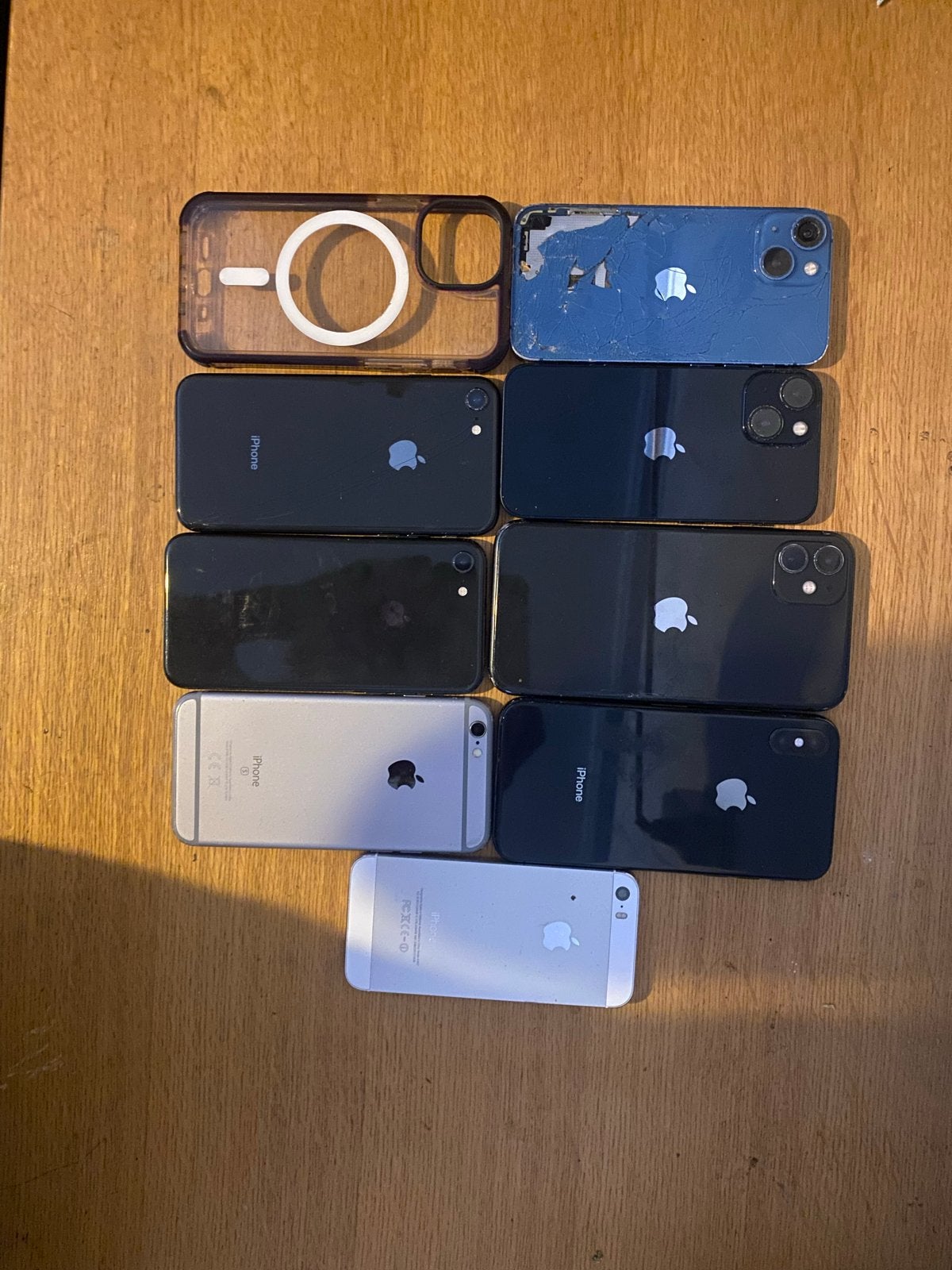 Partij iPhones, Telecommunicatie, Ophalen, Gebruikt, Overige modellen, Zwart