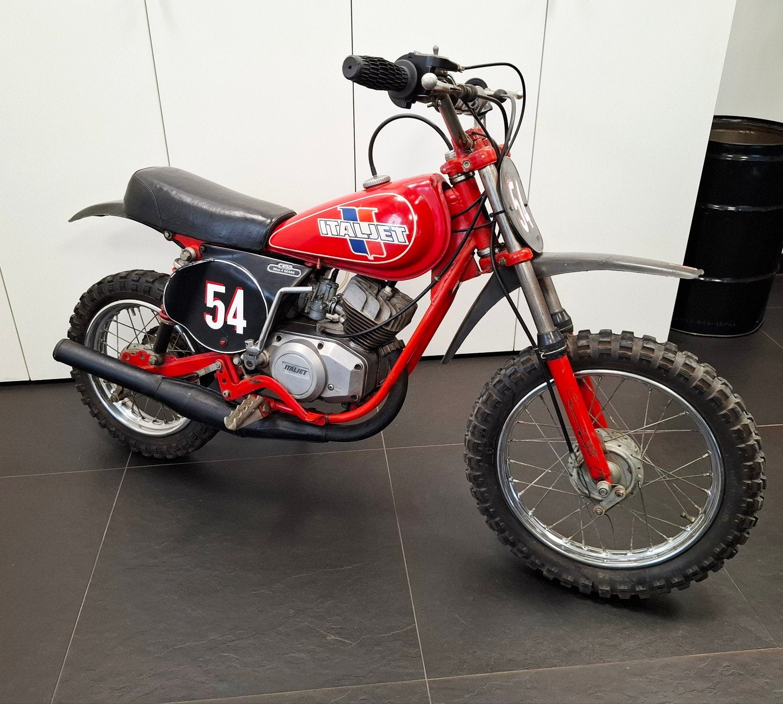 Italjet JC5C 4 GEARS PW mini cross jaren 70 origineel!, Gebruikt, Ophalen, Overige merken, 4 versnellingen
