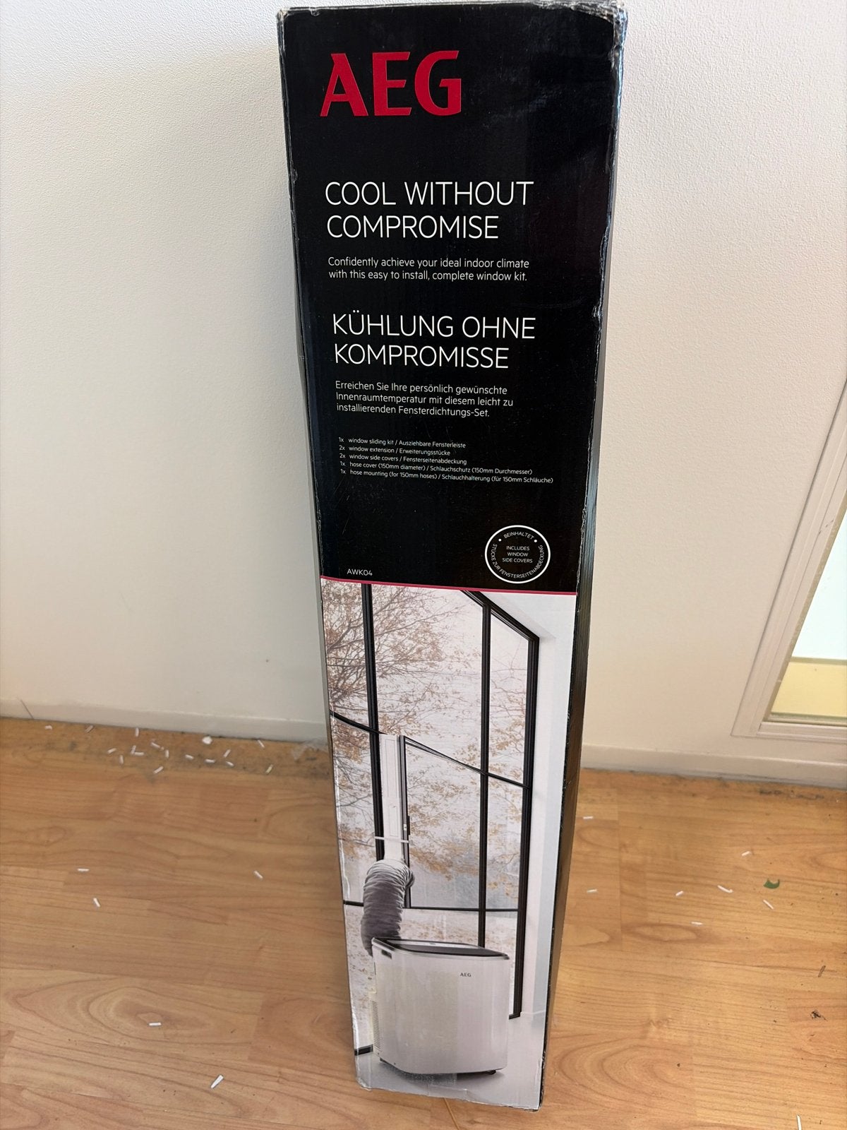 AEG Mobiele Airco Raamafdichtingskit AWK04 - Nieuw in doos, Ophalen of Verzenden, Nieuw, Mobiele airco