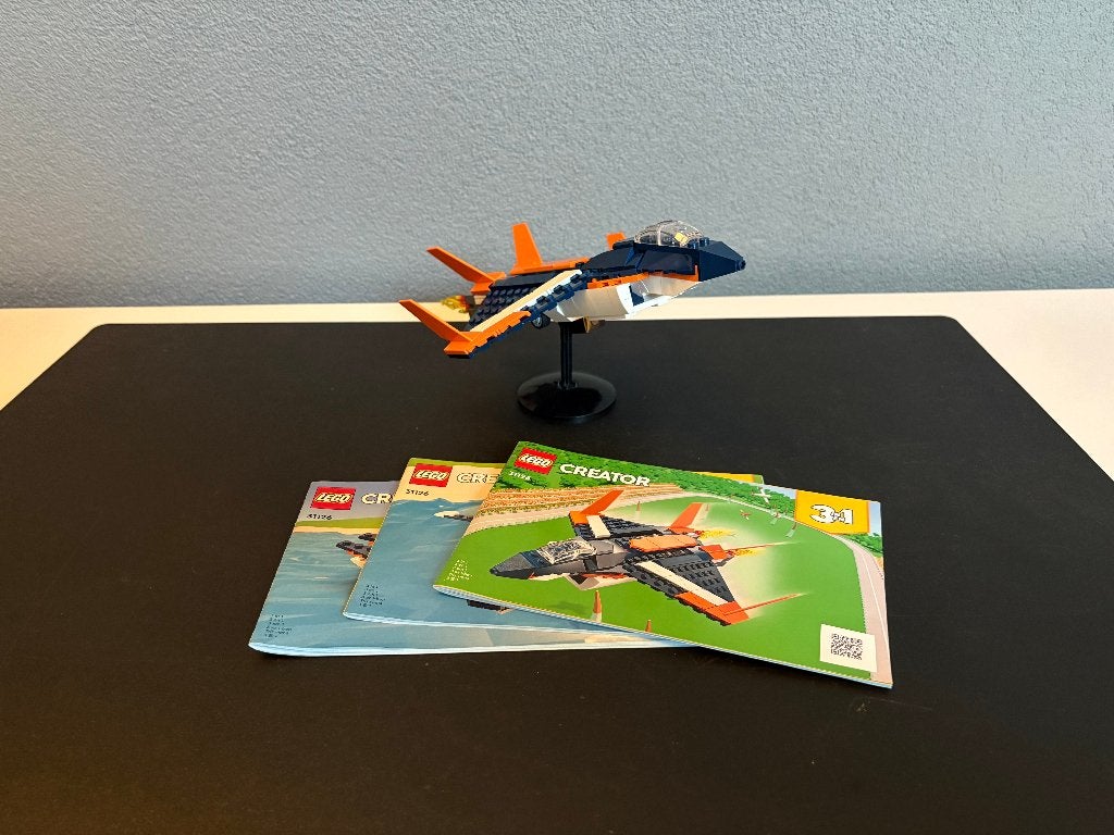 Lego Creator 31126 Supersonisch straalvliegtuig, Lego, Ophalen of Verzenden, Compleet, Zo goed als nieuw